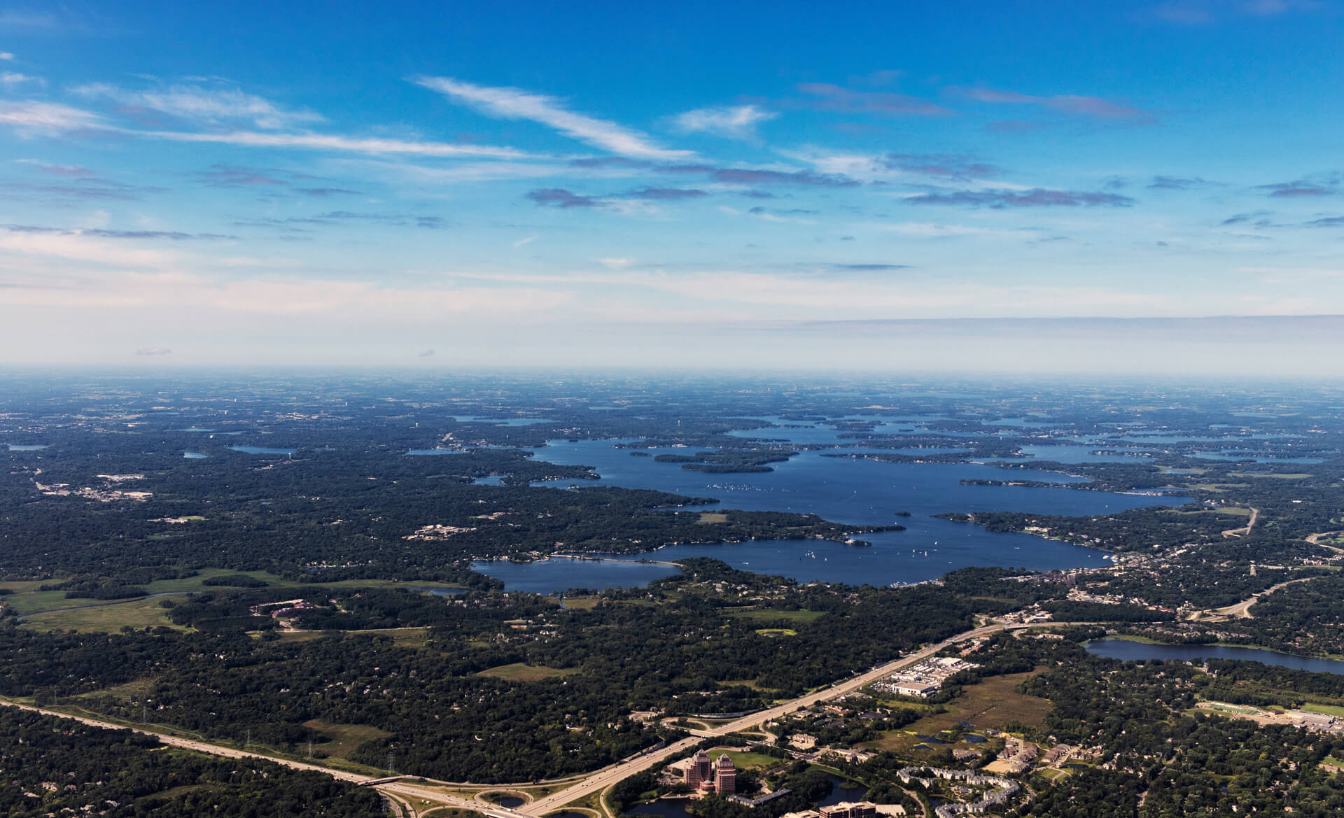 lake minnetonka aerial view