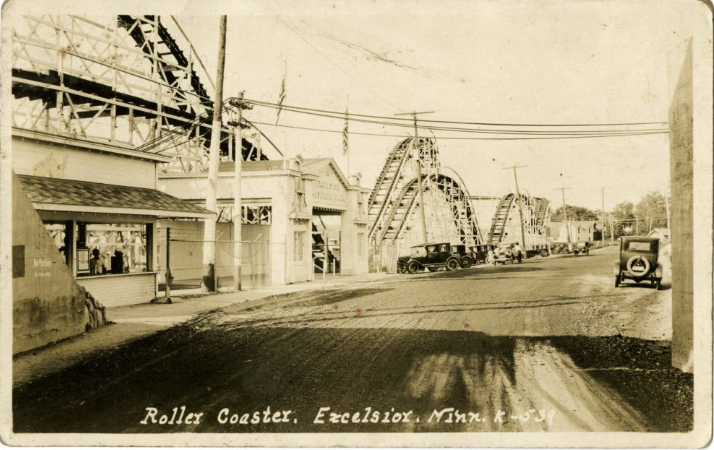 Excelsior Amusement Park Rollercoaster
