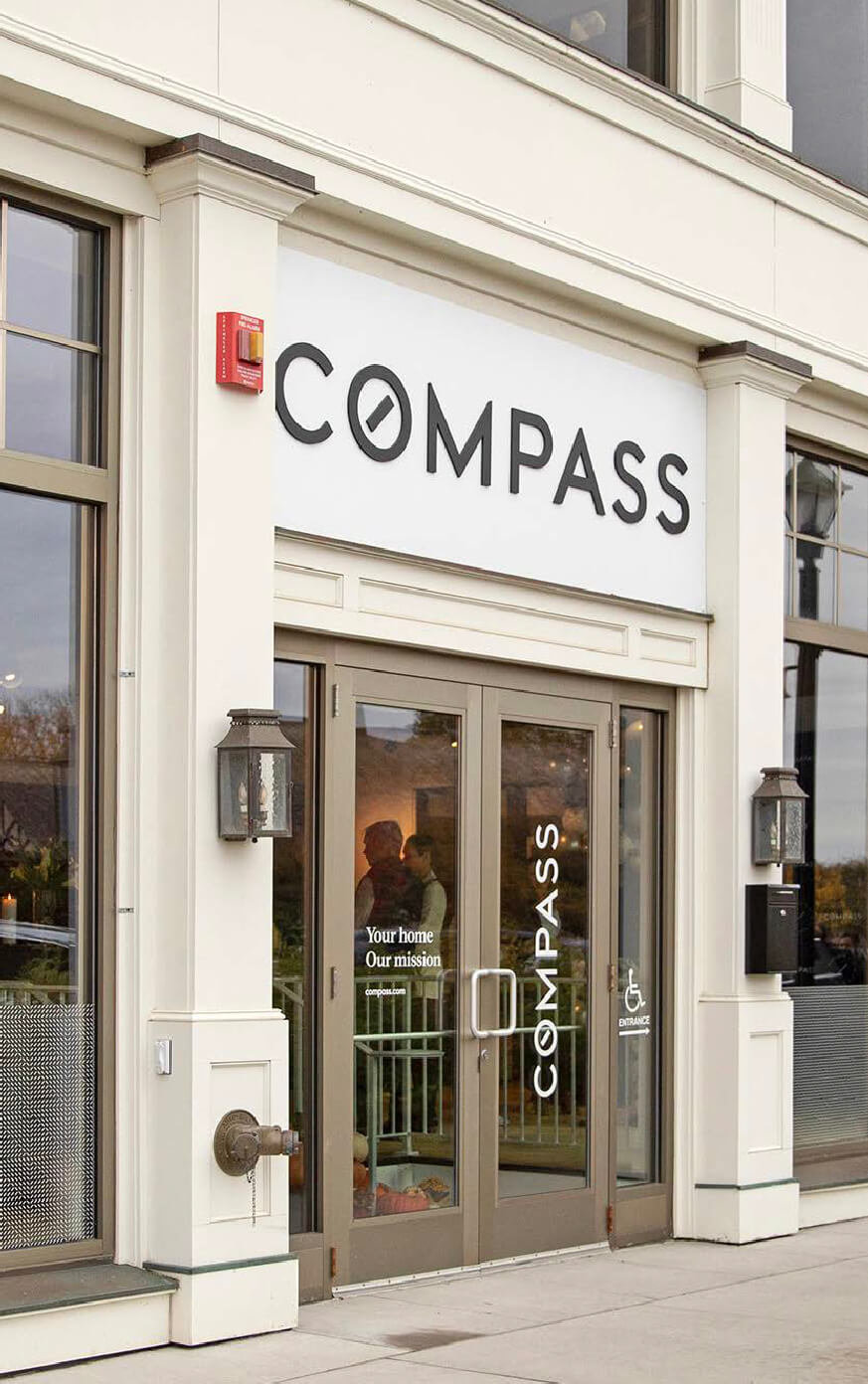 Compass building entrance